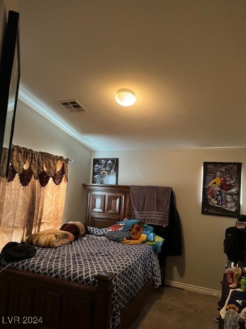 bedroom featuring carpet flooring