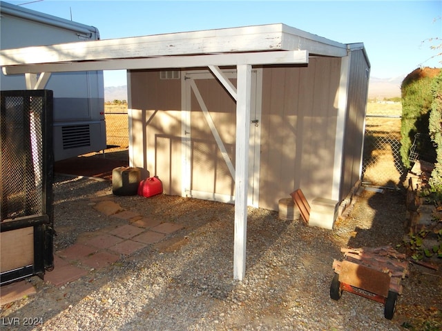 view of outbuilding