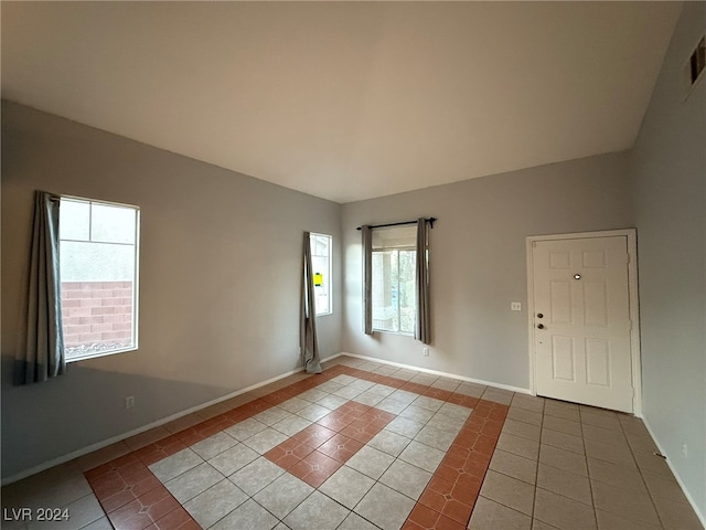 view of tiled entryway