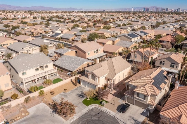 4702 San Palo Way, Las Vegas, NV 89147 - aerial view of residential area featuring mountains
