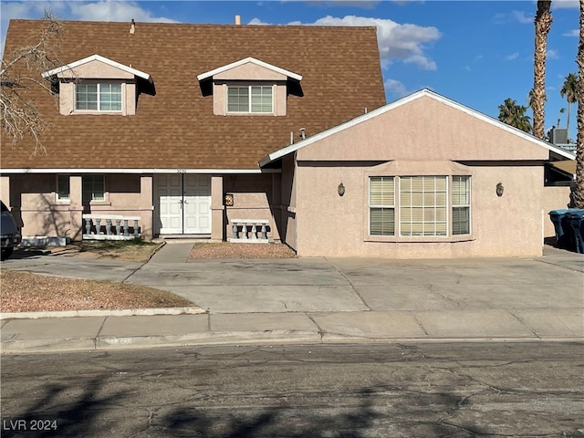 view of front of property featuring central AC