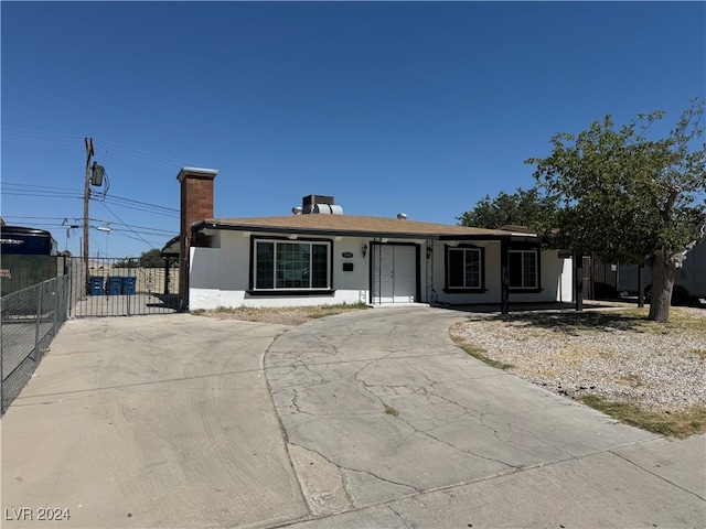 view of ranch-style home