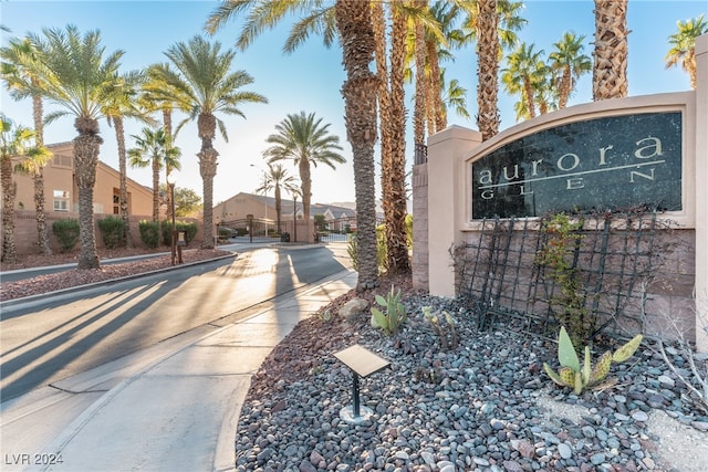 view of community / neighborhood sign