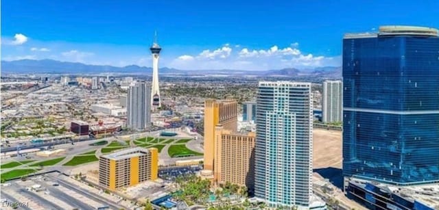 2700 Las Vegas Blvd Unit 1707, Las Vegas, NV 89109 - city view featuring a mountain backdrop
