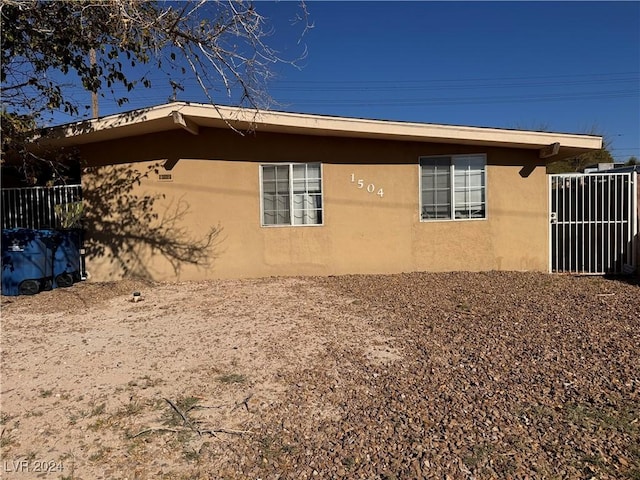 view of side of property