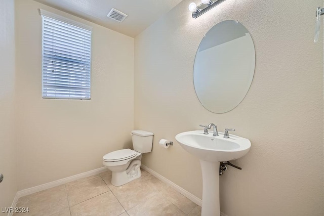 62 Augusta Course Ave, Las Vegas, NV 89148 - half bathroom with toilet and tile patterned floors