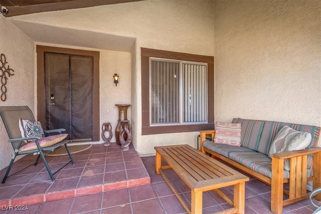 view of patio with outdoor lounge area