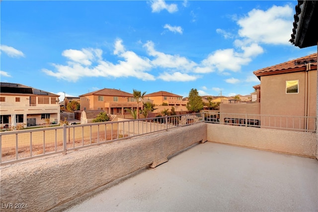 exterior space featuring a balcony