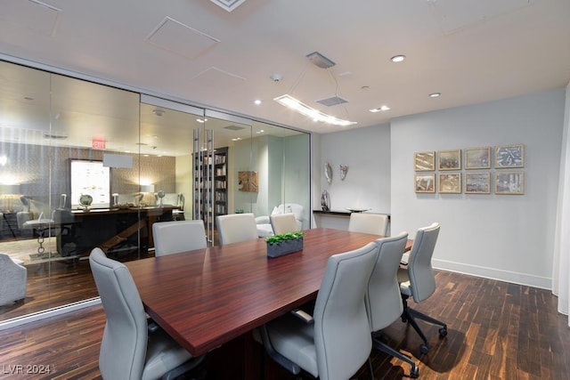 8255 Las Vegas Blvd Unit 2002, Las Vegas, NV 89123 - dining room with wood finished floors, recessed lighting, and baseboards