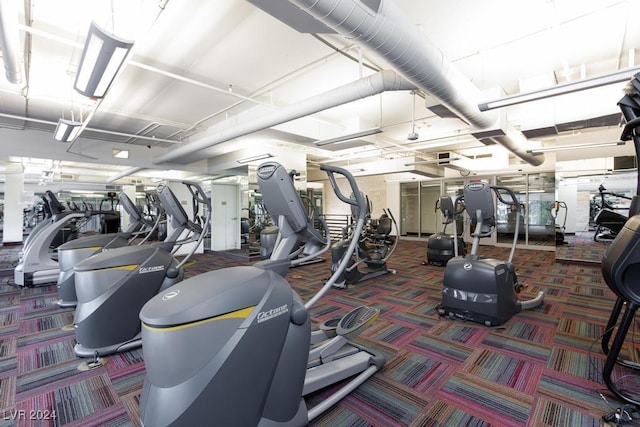 8255 Las Vegas Blvd Unit 2002, Las Vegas, NV 89123 - exercise room with carpet floors