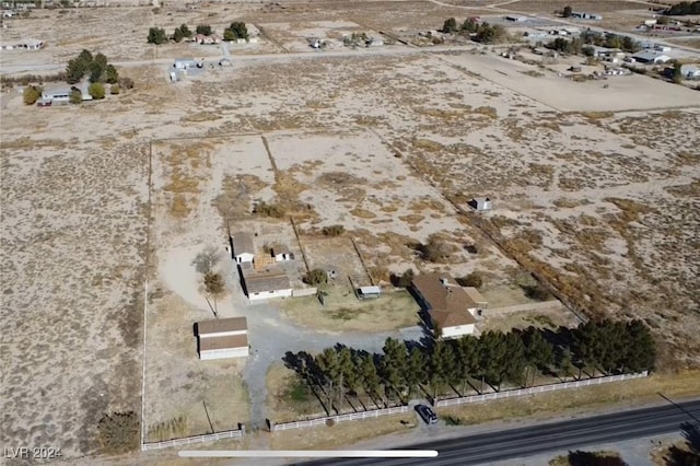 1720 W Bell Vista Ave, Pahrump, NV 89060 - aerial overview of property's location with rural landscape