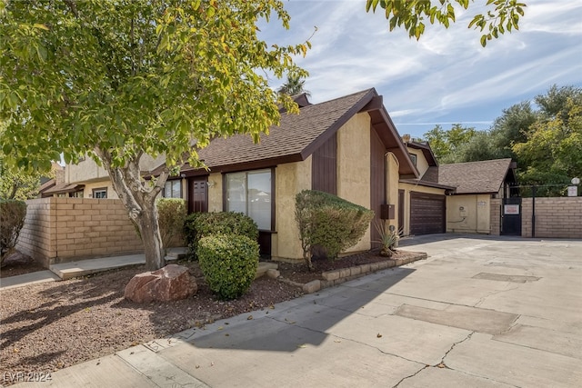 view of front of home