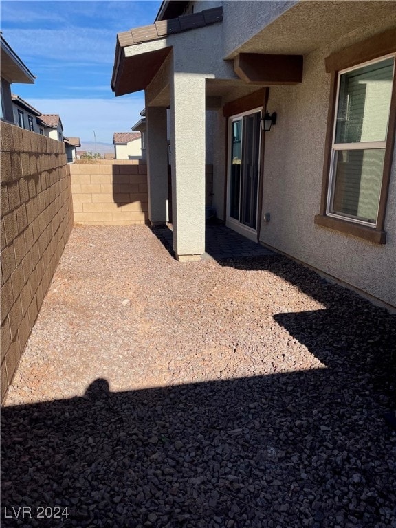 exterior space with a patio area