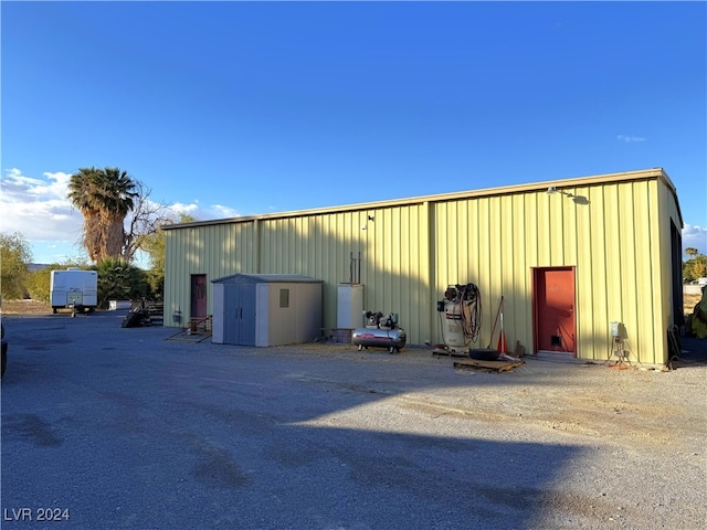 view of outbuilding