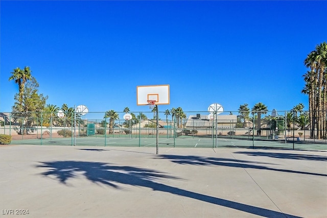 view of sport court