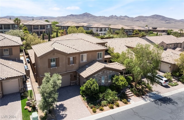 2804 Josephine Dr, Henderson, NV 89044 - aerial view of residential area featuring mountains