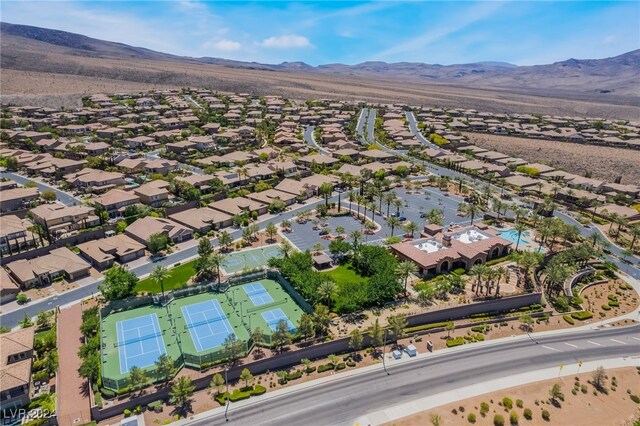 2804 Josephine Dr, Henderson, NV 89044 - aerial view of residential area featuring mountains