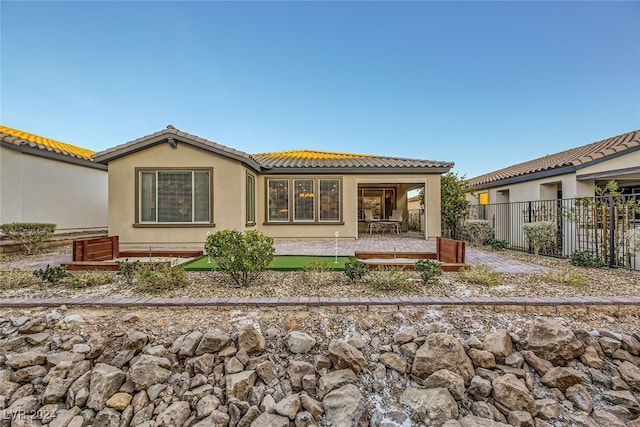 view of rear view of property