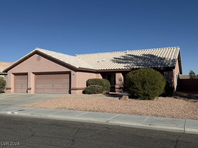 ranch-style house with a garage