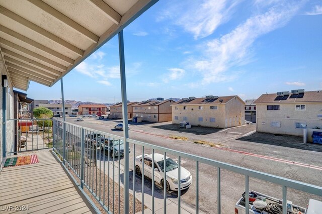 4740 Corsaire Ave, Las Vegas, NV 89115 - balcony featuring a residential view