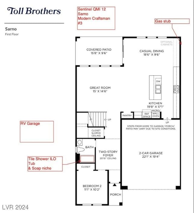 7139 Serene Creek St, Las Vegas, NV 89131 - room layout