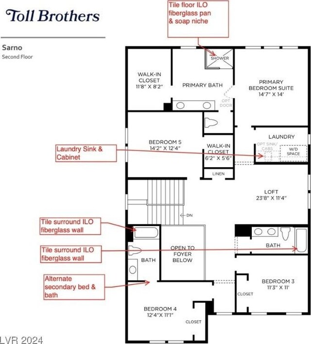 7139 Serene Creek St, Las Vegas, NV 89131 - property floor plan