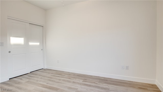 interior space featuring light hardwood / wood-style flooring