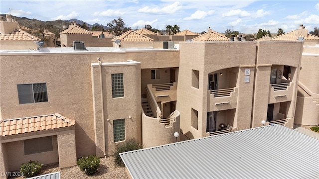 view of property featuring a mountain view