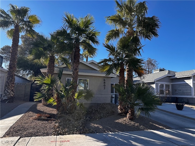 view of front of home