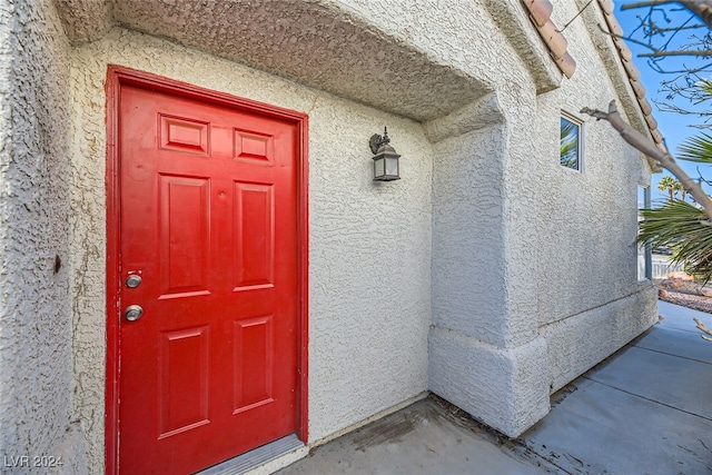 view of entrance to property