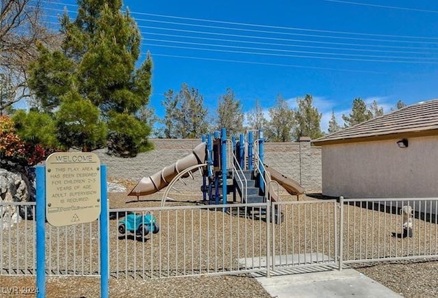 view of jungle gym