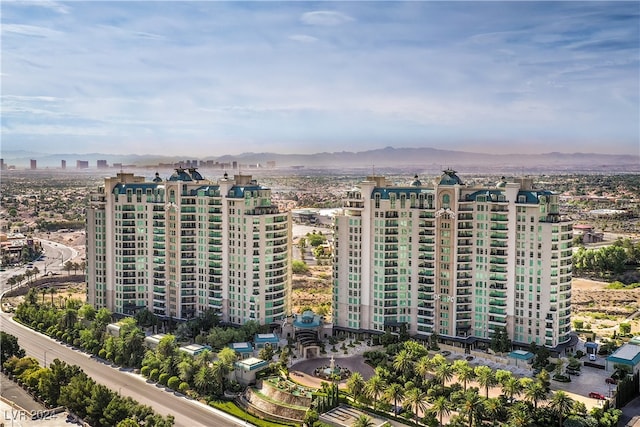 view of property featuring a mountain view