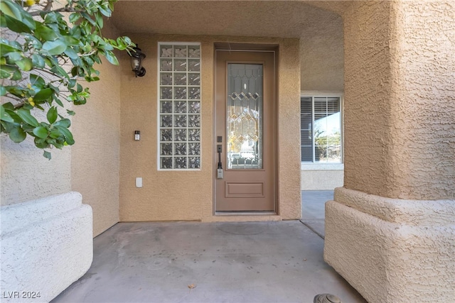 view of property entrance