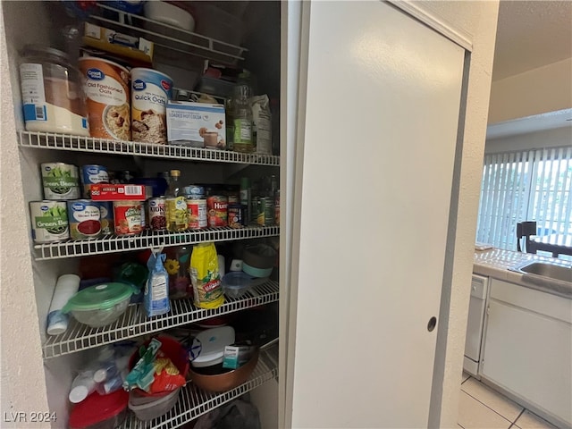 pantry with sink