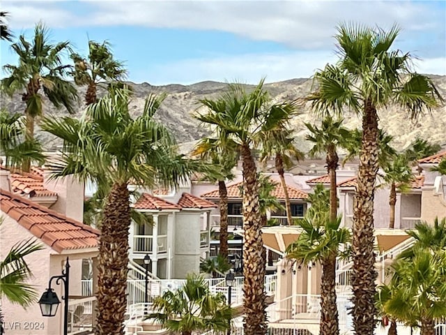 view of property featuring a mountain view