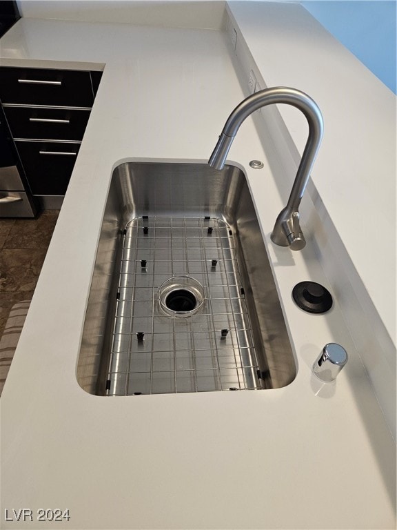 interior details featuring sink