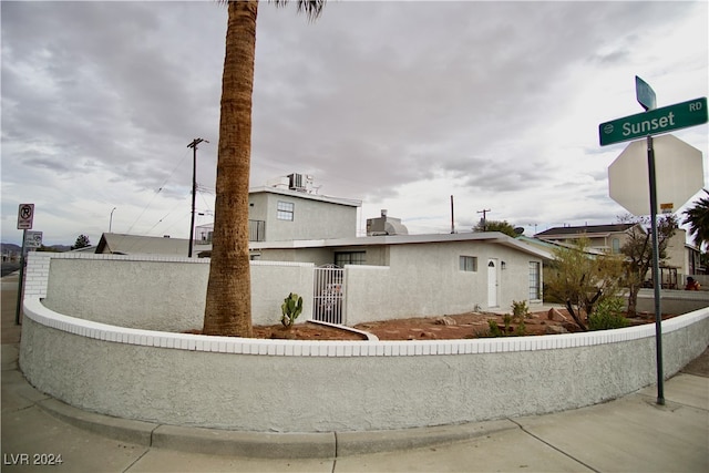 view of property exterior with cooling unit