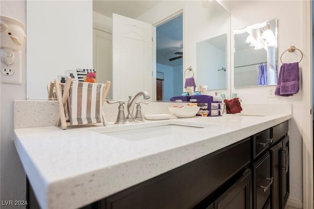 full bathroom featuring vanity