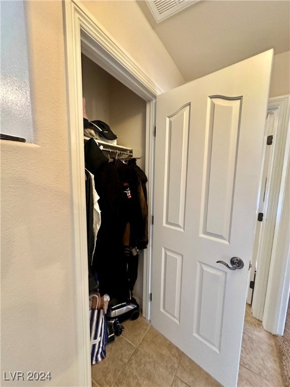 view of closet