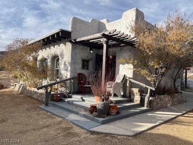 exterior space with a patio