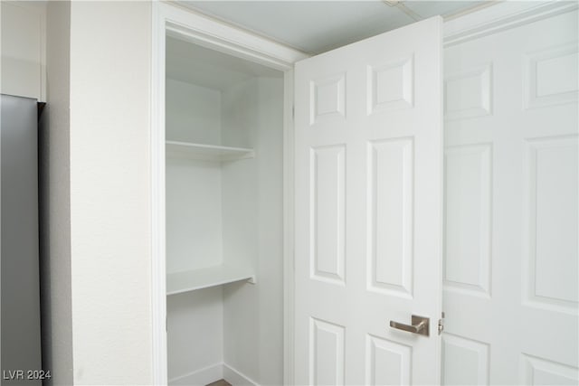 view of closet