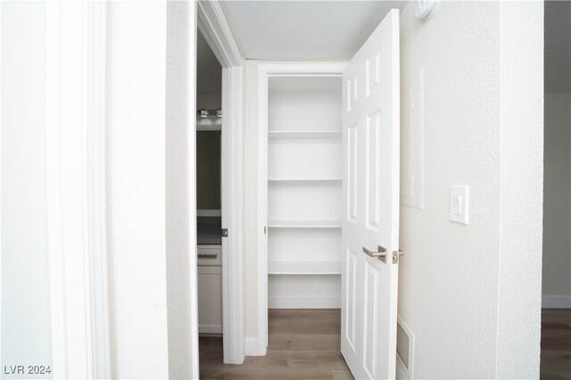 view of closet