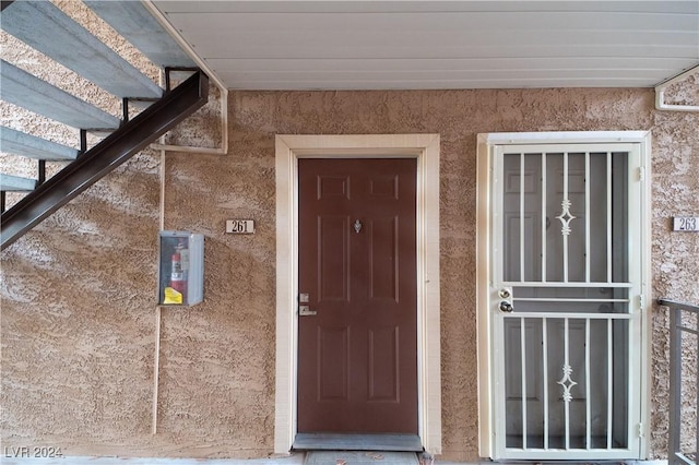 5260 River Glen Dr Unit 261, Las Vegas, NV 89103 - entrance to property with stucco siding