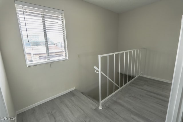 interior space with light wood-type flooring