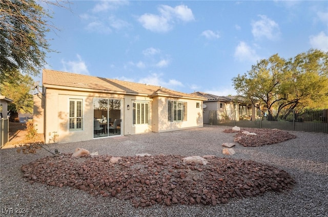 view of rear view of house