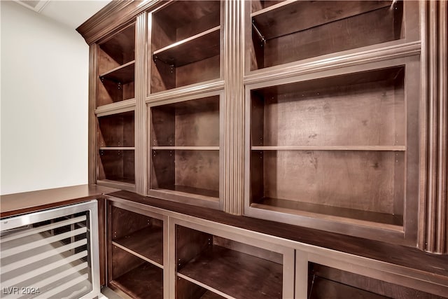 wine room featuring wine cooler