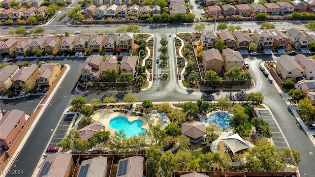 bird's eye view featuring a residential view