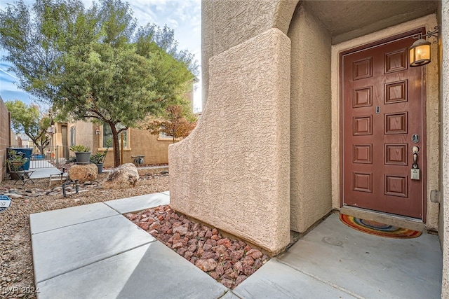 view of entrance to property