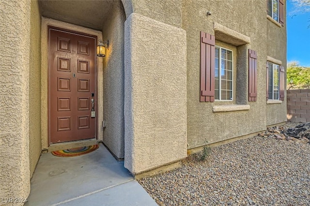 view of property entrance