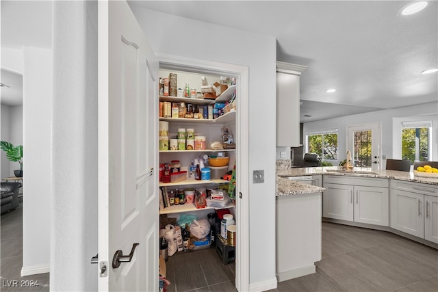 pantry featuring sink